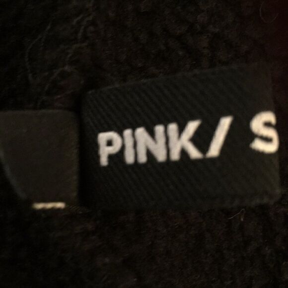 Black Fleece Lined Full Zip Hoodie Jacket Pit to Pit 26 1/2” WARM USED - Picture 8 of 13